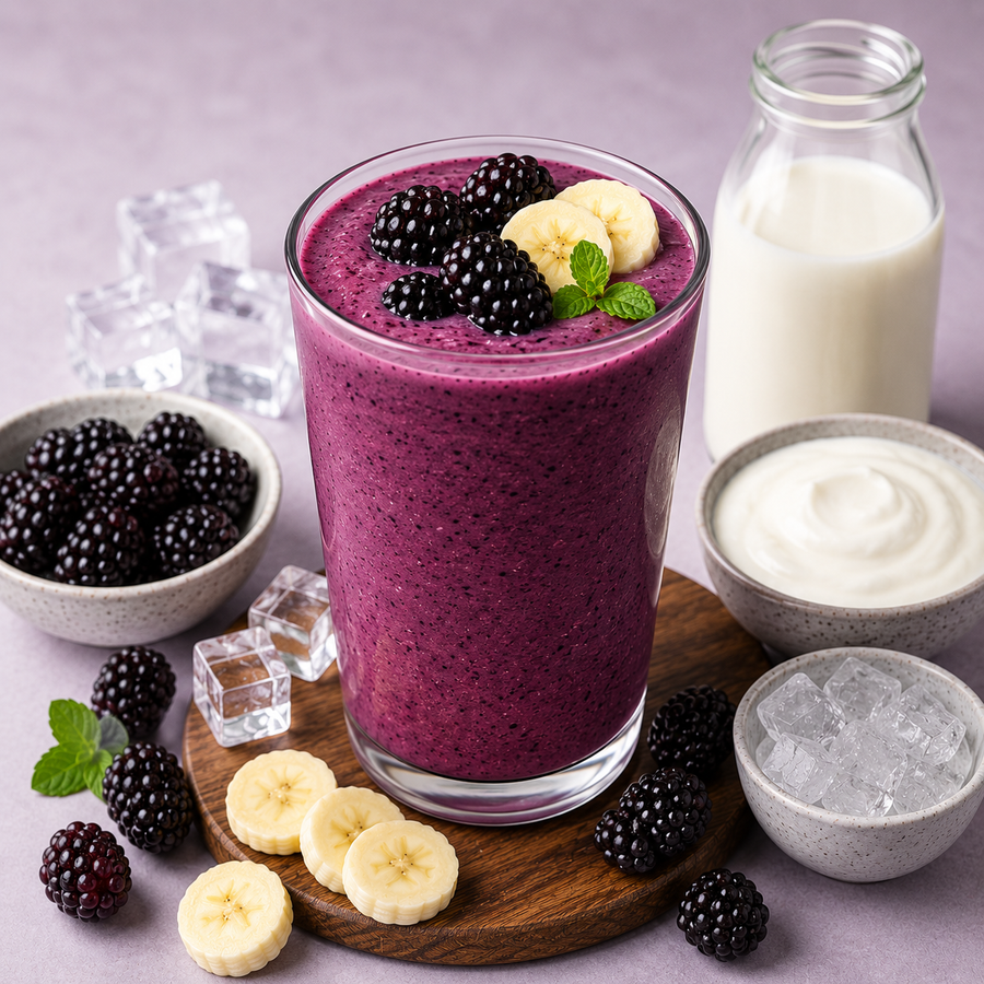 Blackberry Smoothie: Deep Berry Blend
