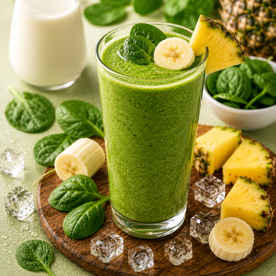 Green Smoothie: Spinach Banana Classic