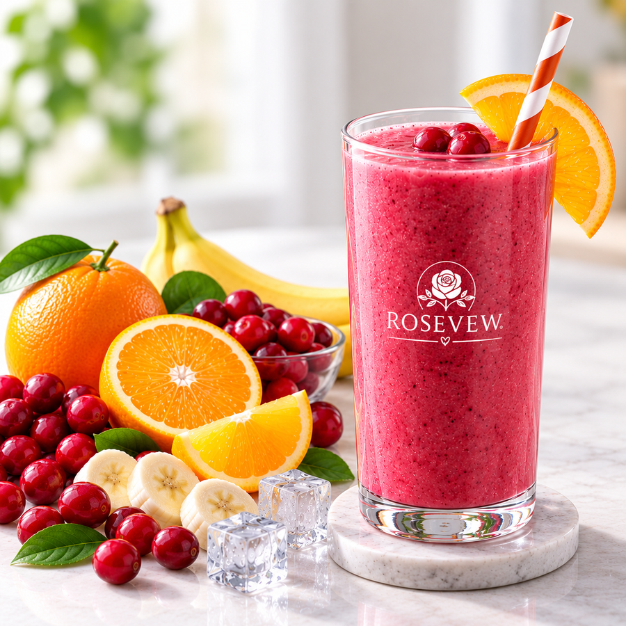 Cranberry Orange Smoothie: Tart Citrus Berry Blend