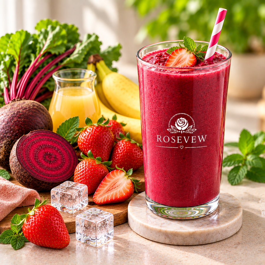 Beet Strawberry Smoothie: Sweet Earthy Berry Blend
