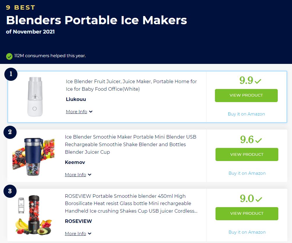 9 BEST Blenders Portable Ice Makers